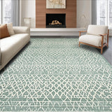 Ultra Soft Area Rug, Non Slip, Stain Resistant, Washable Area Rugs for Living Room, Bedroom, Rustic Geometric Layered Textures(Beige)