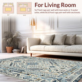 Artistic Ethnic Geometric Fusion(Beige)