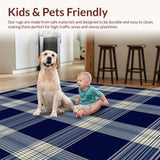 Classic Cozy Tartan Ensemble(Blue)