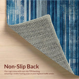 Dynamic Cross Woven Geometric Style(Blue)