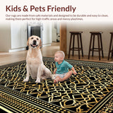 Sleek Minimalist Tiled Design Appeal(Black)