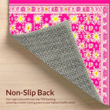 Pink Daisy Print Delight(Pink)