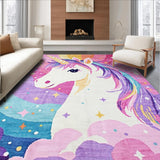 Whimsical Rainbow Shag Appeal(Pink)