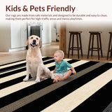 Rustic Earthy Striped Texture(Black)