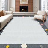 Contemporary Grey Toned Geometric Flair(Gray)