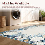 Coastal Nautical Shell Motif(Ivory)