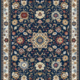 Sleek Modern Floral Composition(Blue)