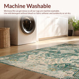 Vintage Inspired Earthy Geometric Motif(Green)