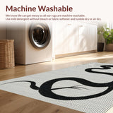 Elegant Monochrome Snake Aesthetic(Black)