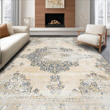 Faded Creamy Artful Composition(Beige)