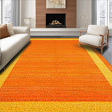 Ultra Soft Area Rug, Non Slip, Stain Resistant, Washable Area Rugs for Living Room, Bedroom, Brightly Colored Fun Fantasy Design(Orange)