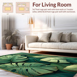 Vibrant Nature Inspired Floor Art(Green)