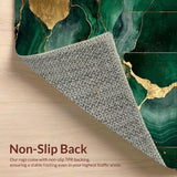 Elegant Green Abstract Swirl(Green)