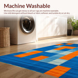 Chic Bright Geometric Arrangement(Blue)