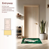 Charming Woodland Creature Print(Green)