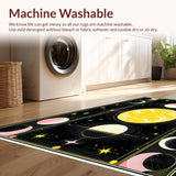 Eclectic Celestial Floral Motif(Black)