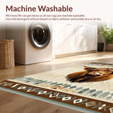 Ultra Soft Area Rug, Non Slip, Stain Resistant, Washable Area Rugs for Living Room, Bedroom, Charming Fluffy Animal Print(Beige)