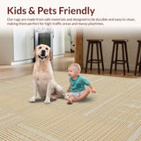 Contemporary Tan Diamond Weave(Beige)