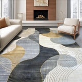 Trendy Contemporary Abstract Motif(Gray)