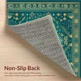 Whimsical Colorful Rag Weave(Green)