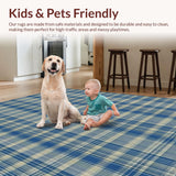 Elegant Transitional Plaid Aesthetic(Blue)