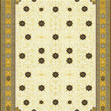 Ultra Soft Area Rug, Non Slip, Stain Resistant, Washable Area Rugs for Living Room, Bedroom, Vintage Boho Tan Area(Beige)
