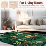 Vibrant Green Wildlife Silhouette(Green)