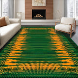 Ultra Soft Area Rug, Non Slip, Stain Resistant, Washable Area Rugs for Living Room, Bedroom, Contemporary Eclectic Animal Motif(Green)