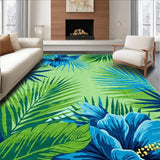 Chic Modern Abstract Leaf Motif(Green)