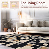 Stylish Neutral Toned Symmetrical Motif(Beige)