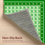 Charming Irish Gnome Motif(Green)