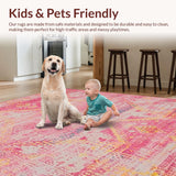 Contemporary Abstract Colorful Fusion(Pink)