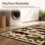 Vibrant Inspired Trout Motif(Beige)