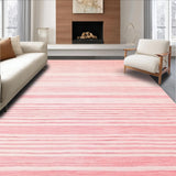 Ultra Soft Area Rug, Non Slip, Stain Resistant, Washable Area Rugs for Living Room, Bedroom, Sleek Blush Neutral Elegance(Pink)