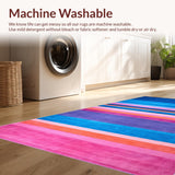 Dynamic Multicolored Graphic Motif(Blue)