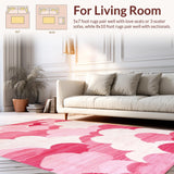 Delightful Cozy White Fluffy Aesthetic(Pink)