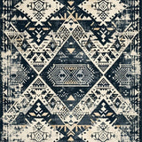 Chic Ethnic Patterned Design(Black)