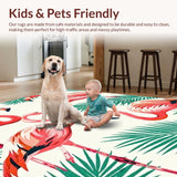 Bright Pink and Earthy Tones Motif(Pink)