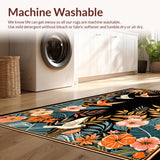 Whimsical Bright Floral Elegance(Black)