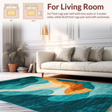 Lively Abstract Wave Composition(Blue)