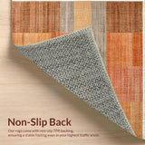 Ultra Soft Area Rug, Non Slip, Stain Resistant, Washable Area Rugs for Living Room, Bedroom, Solid Terracotta Shag Rug for Living Room(Brown)