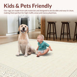 Elegant Natural Texture Runner(Beige)