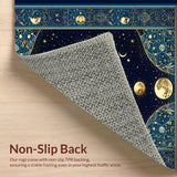 Celestial Tree Silhouette Motif(Blue)