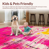 Bright Retro Color Block(Pink)