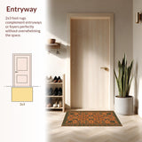 Ultra Soft Area Rug, Non Slip, Stain Resistant, Washable Area Rugs for Living Room, Bedroom, Luxurious Exotic Snake Aesthetic(Orange)