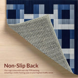 Contemporary Navy Geometric Arrangement(Blue)