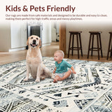 Chic Geometric Earth Tone Motif(Gray)