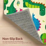 Fun Brightly Colored T Rex Imagery(Beige)