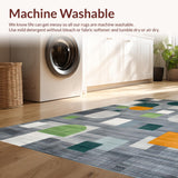 Vibrant Geometric Earthy Tones(Gray)
