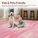 Contemporary Pastel Circular Artwork(Pink)